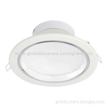 20W High-efficiency 4/5/6/8-inch Recessed Downlight with 110-240V AC Input Voltage